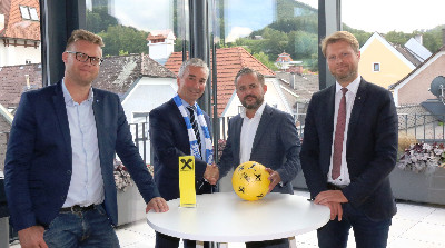 SG Waidhofen und die Raiffeisenbank Ybbstal vertiefen Ihre Partnerschaft